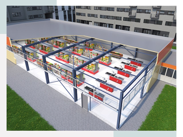 Строительство магазинов в Горно-Алтайск от 622 руб. за м²