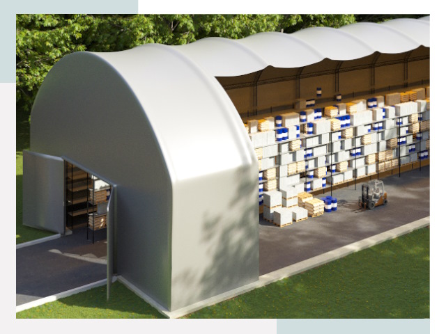 Тентовые ангары в Горном-Алтайске