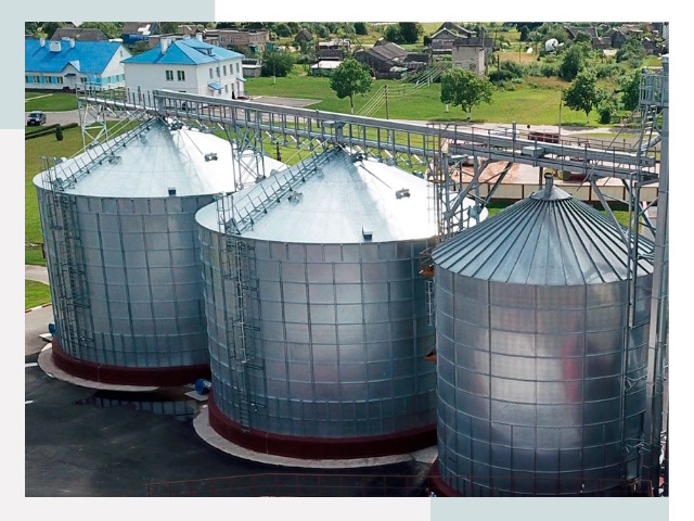 Металлические силосы в Горном-Алтайске