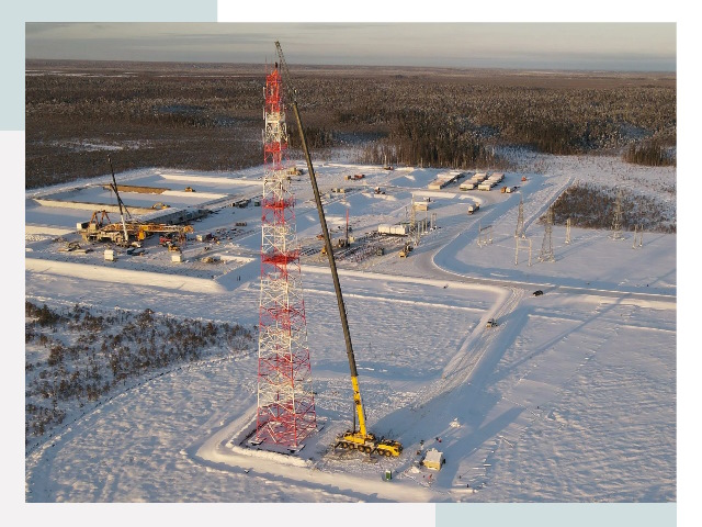 Мачты связи в Горном-Алтайске