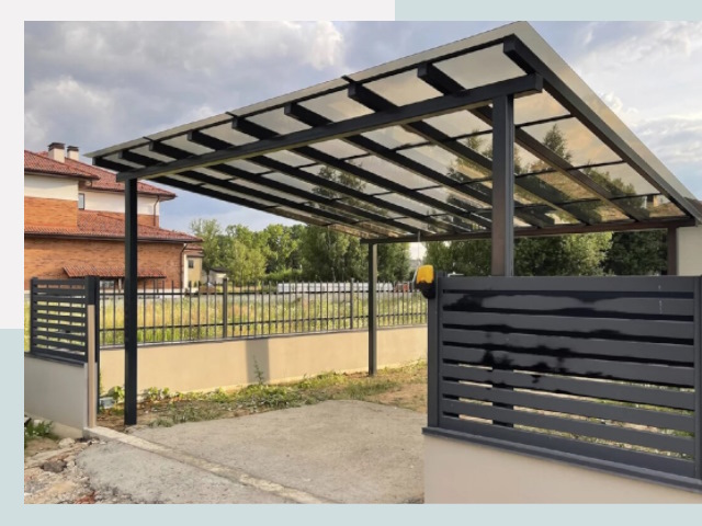 Металлические навесы в Горно-Алтайск от 622 руб. за м²