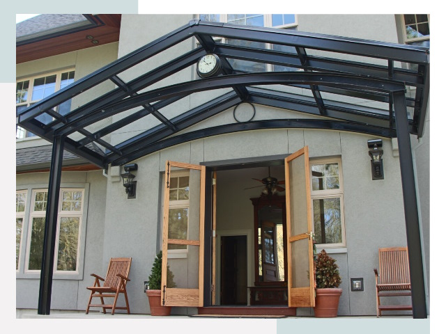 Козырьки металлические в Горном-Алтайске