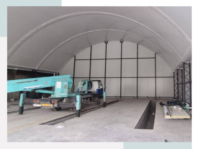 Внутреннее оснащение ангаров в Горном-Алтайске